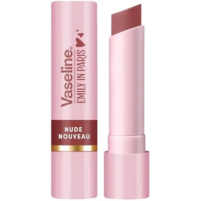 Vaseline X EMILY IN PARIS, LIMITED EDITION NUDE NOUVEAU, NUDE TINTED LIP BALM STICK, UP TO 24-HR MOISTURIZATION, 3G - Image 1